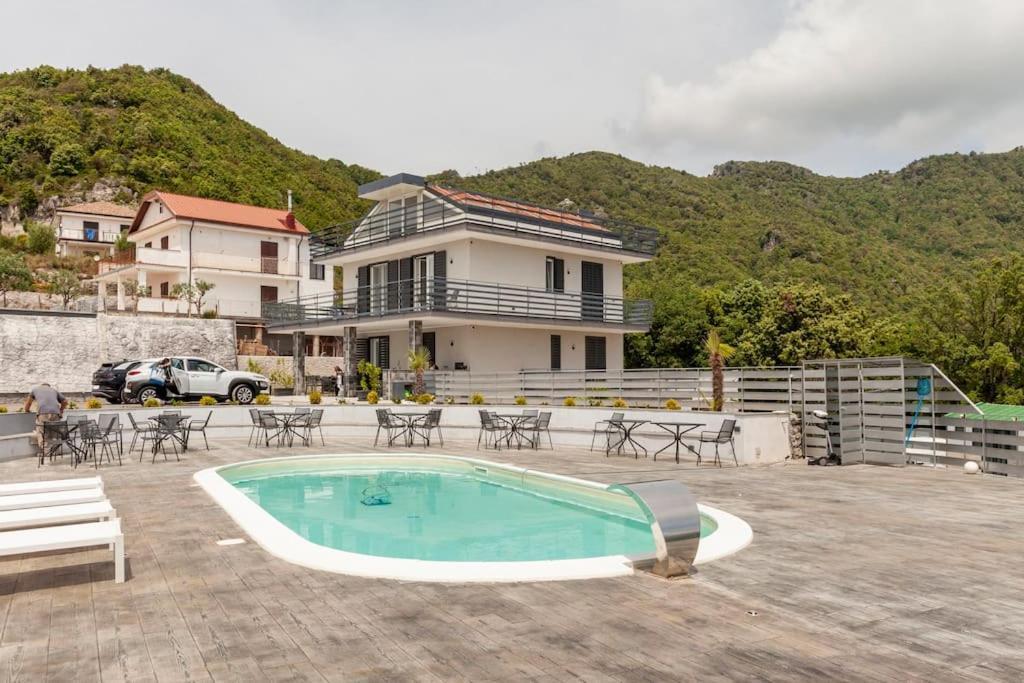 Tenuta Croce Appartamento Karol-Piscina-Vista Mare Salerno Eksteriør bilde