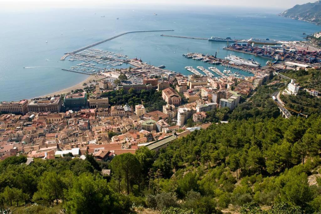 Tenuta Croce Appartamento Karol-Piscina-Vista Mare Salerno Eksteriør bilde