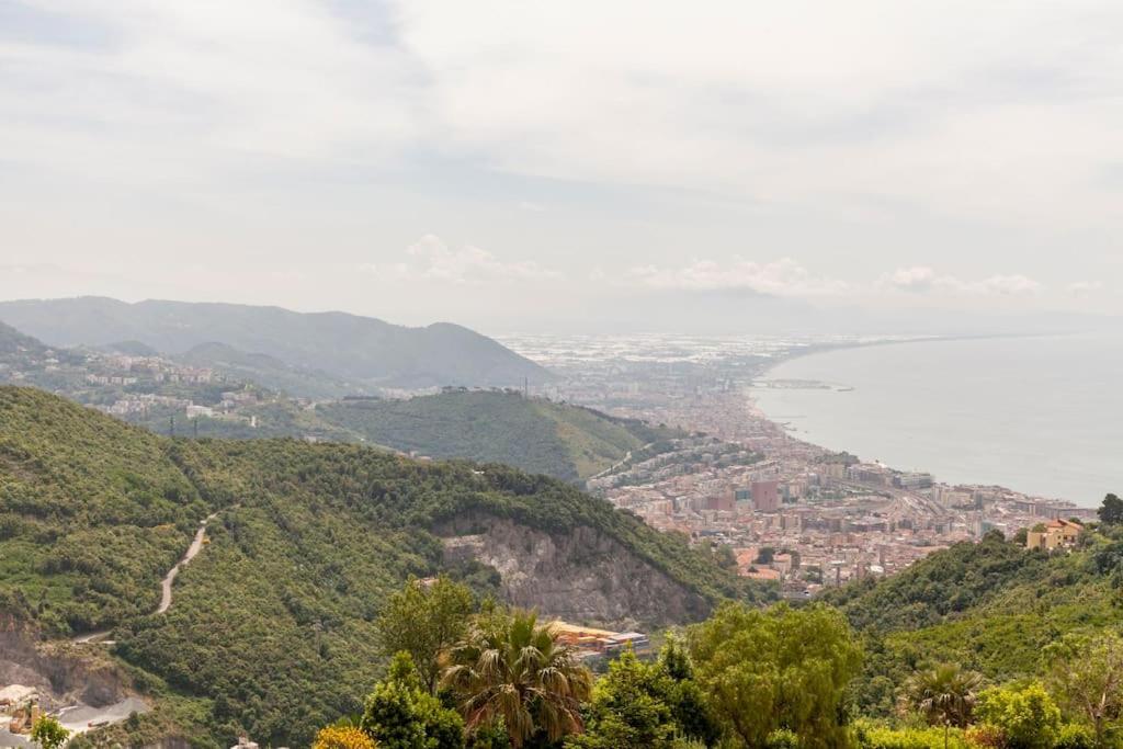 Tenuta Croce Appartamento Karol-Piscina-Vista Mare Salerno Eksteriør bilde